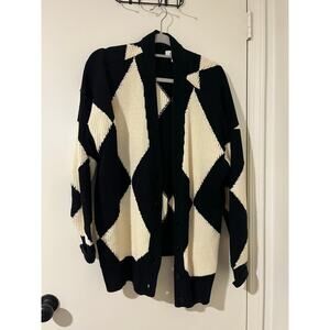 Pistola checkered print cardigan